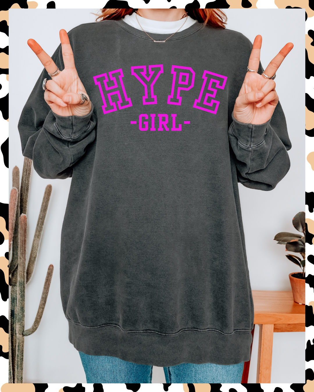Varsity Hype Girl Crewneck