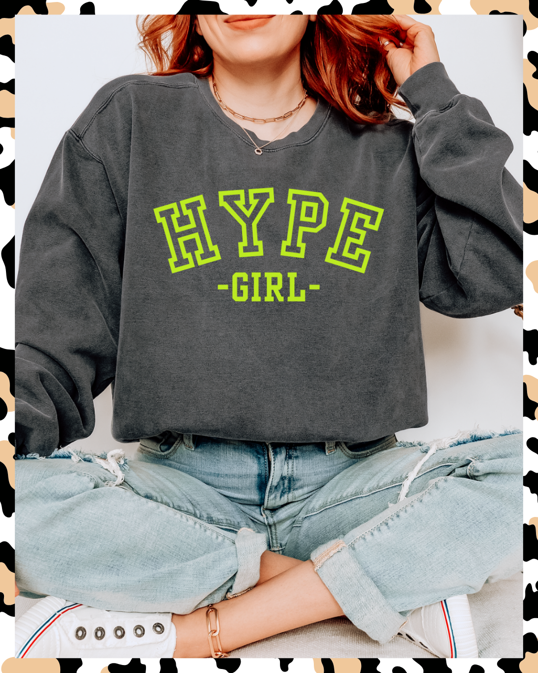 Varsity Hype Girl Crewneck