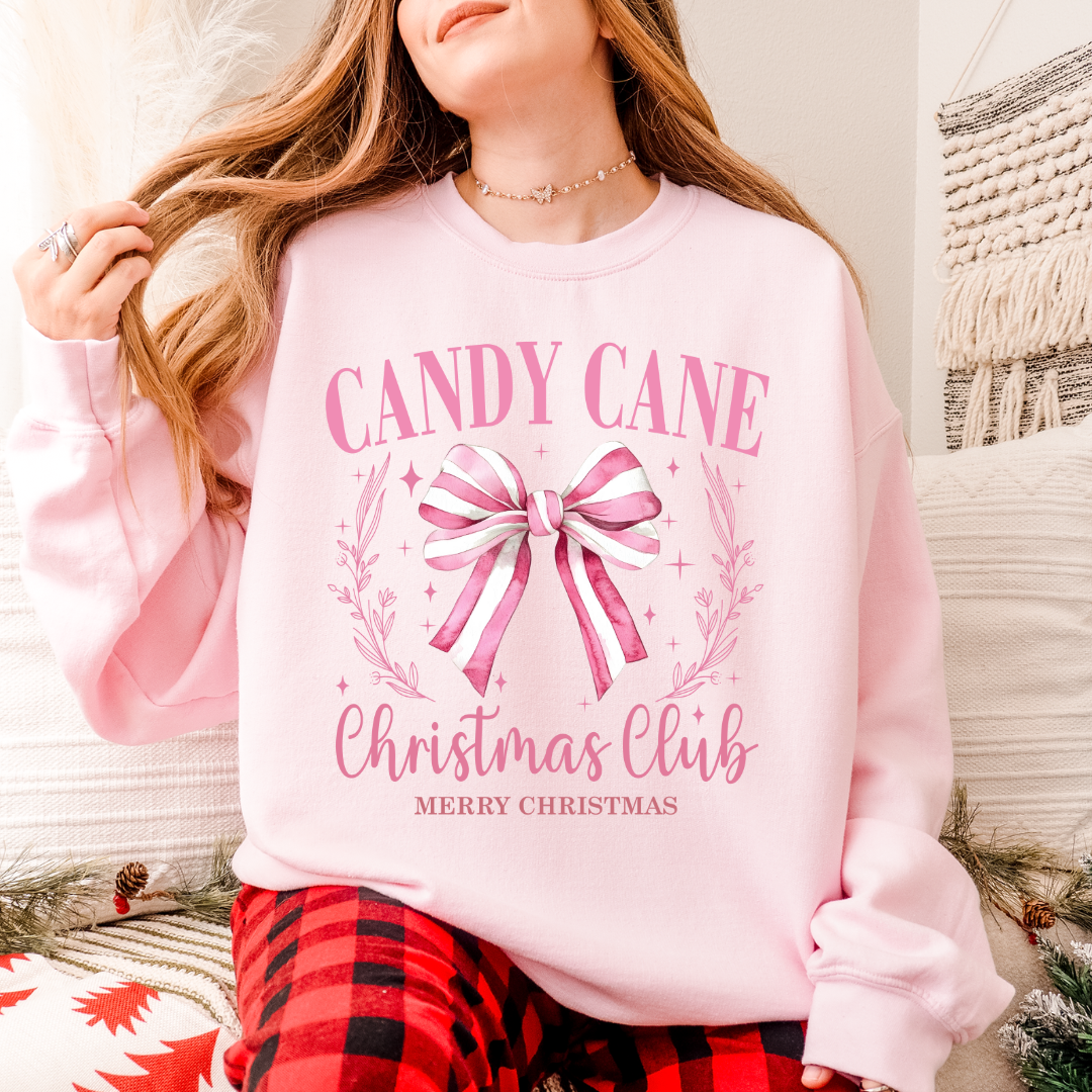 Candy Cane Christmas Crewneck
