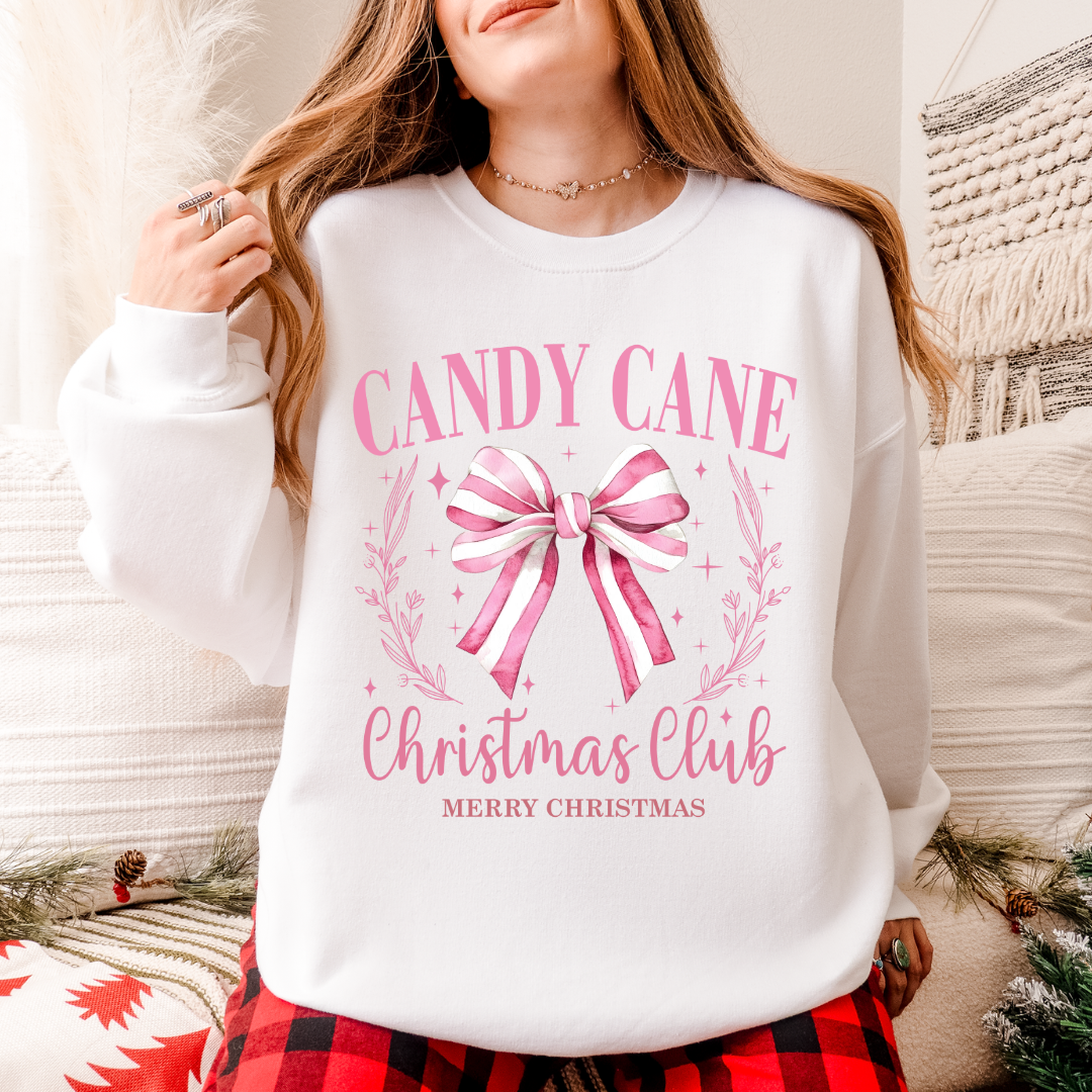 Candy Cane Christmas Crewneck