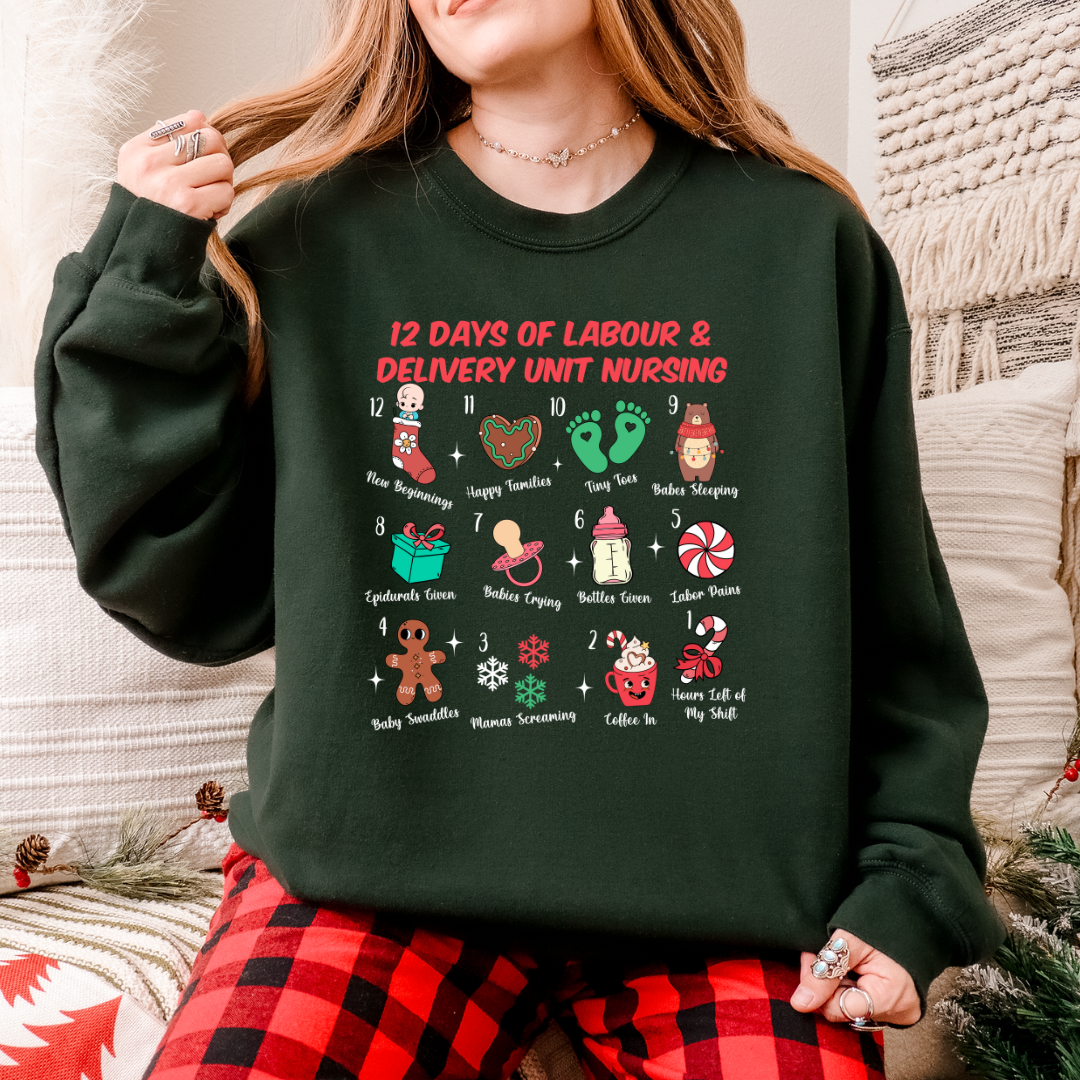 12 Days of L&D Nursing Crewneck