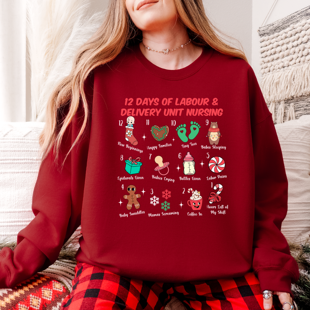 12 Days of L&D Nursing Crewneck