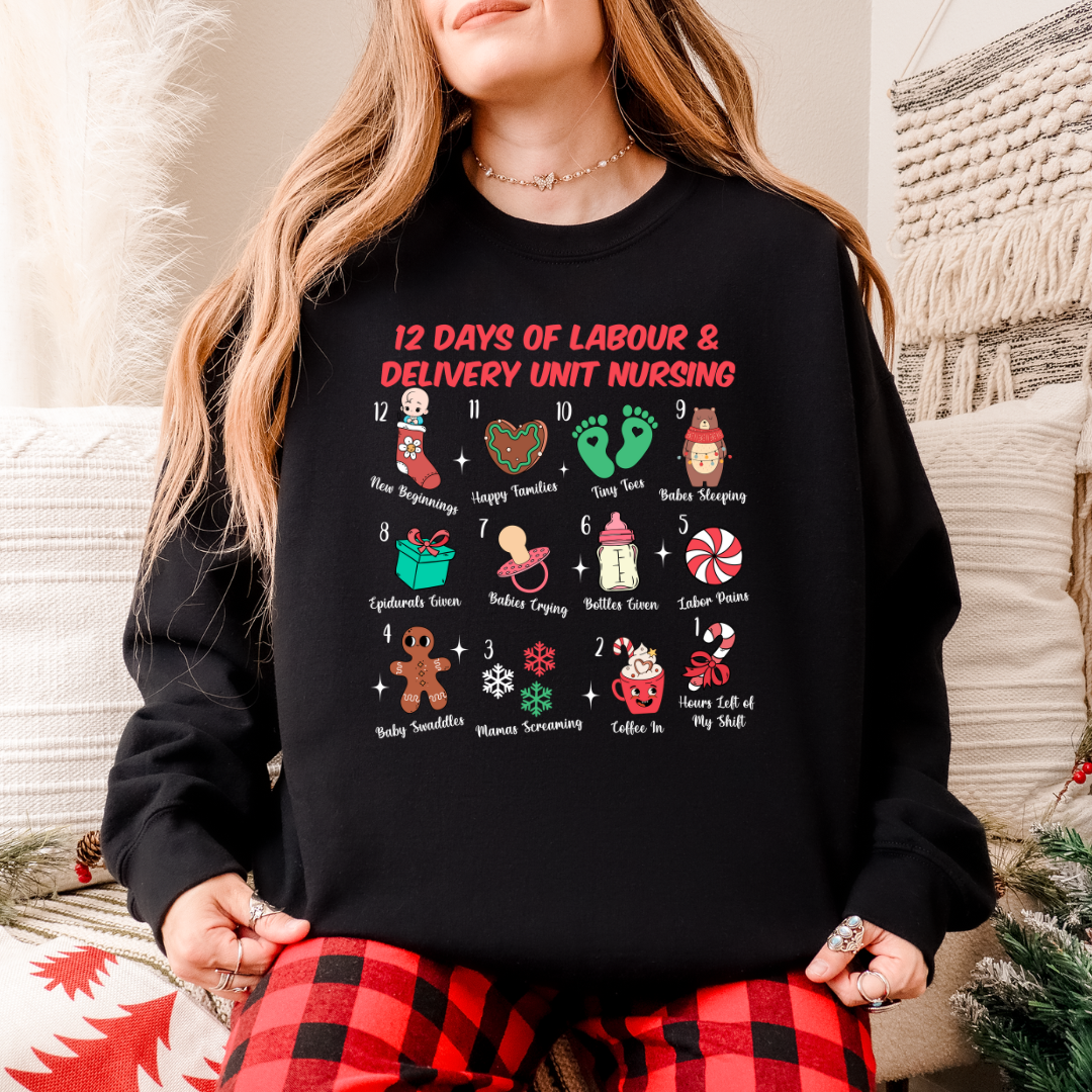 12 Days of L&D Nursing Crewneck