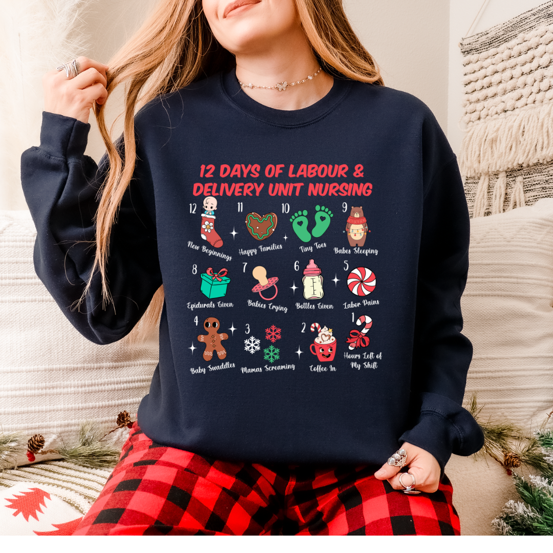 12 Days of L&D Nursing Crewneck