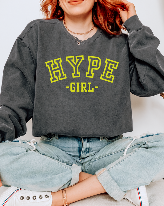 Varsity Hype Girl Crewneck