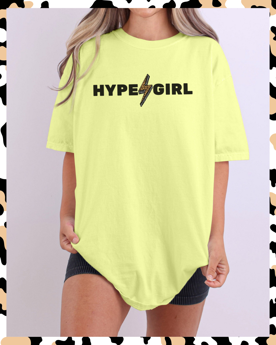 Neon Hype Girl Bolt Tee