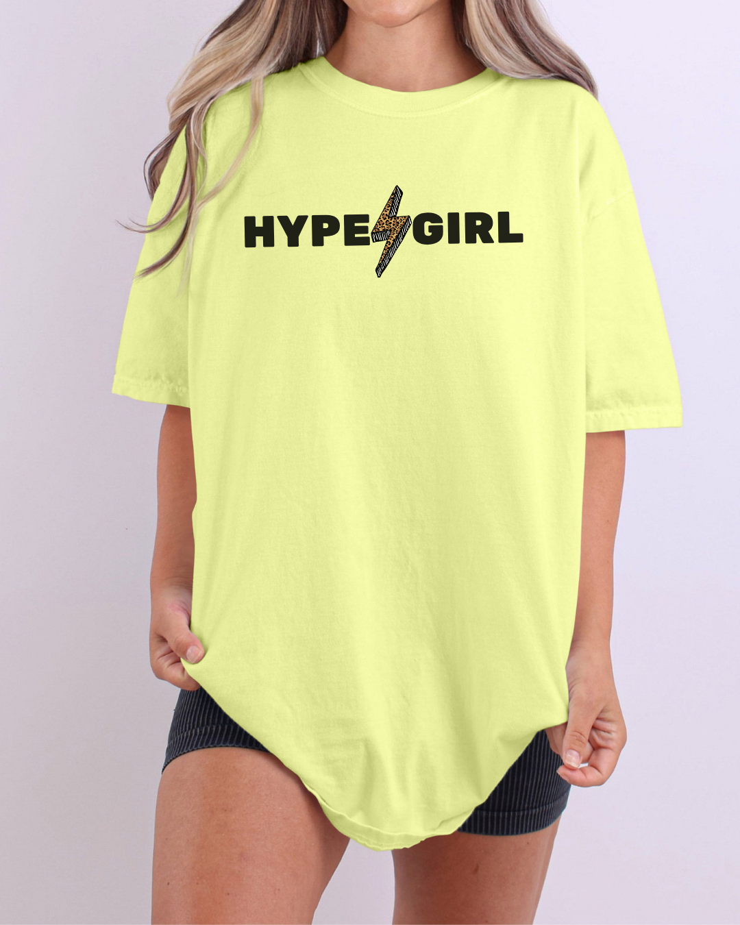 Neon Hype Girl Bolt Tee